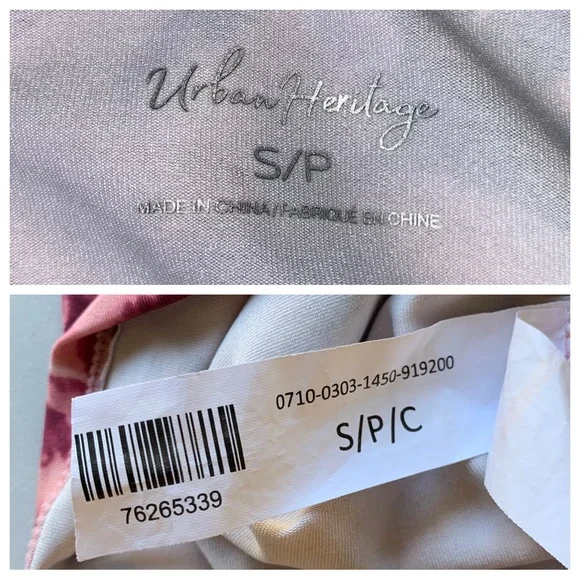 Pink Floral Square Neck Cropped Long Sleeve Top – Ruched, Size Small - Picture 14 of 17